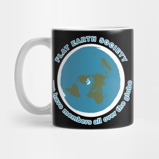 Flat Earth Society Mug